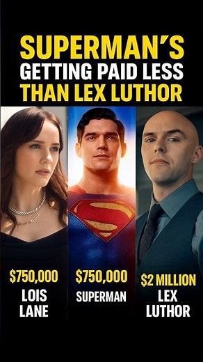 Superman Paid LESS Than Lex Luthor?! DCU Salaries Revealed