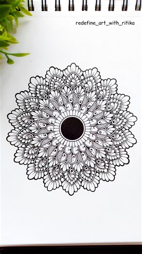 Try This Simple Mandala Art | Easy Tutorial for Beginners 🤌