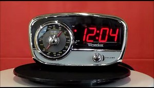 Westclox 80193 Classic Electric AM/FM Clock Radio