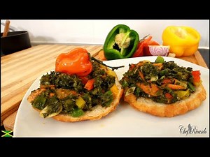 How To Make Jamaica Breakfast Fry Up Callaloo And Flat Dumping | Recipes By Chef Ricardo
