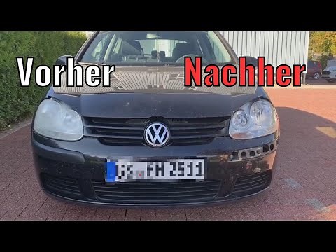 GOLF 5 NEUE SCHEINWERFER EINBAUEN | Endlich LICHT im DUNKELN