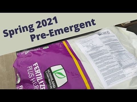 2021 Spring Pre-Emergent Herbicide Application with Prodiamine