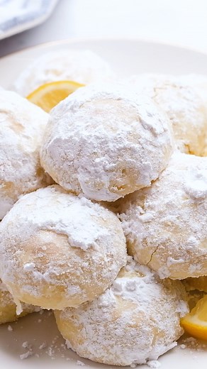 6.5K views · 100 reactions | These Greek Butter Cookies are soft and buttery with lemon flavor and a dusting of powdered sugar! They're perfect for holiday baking! Comment "RECIPE" to have a link to the recipe sent straight to your DM. Recipe: https://flavorthemoments.com/meyer-lemon-greek-butter-cookies-kourabiedes/ | Flavor The Moments | Facebook