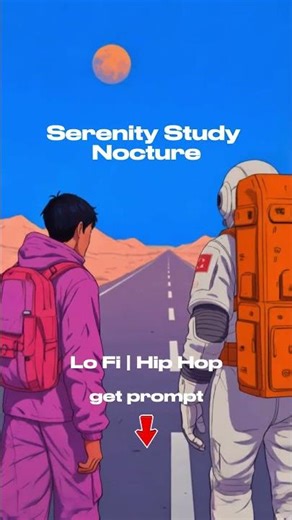 Serenity Study Nocture - Lo Fi | Hip Hop #aimusic #aivideo #ai