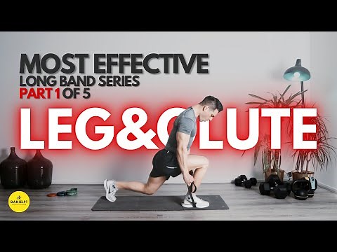 Most Effective LEG & GLUTE Workout with Resistance Bands