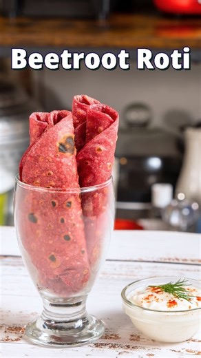 Arti Rout (Maple Kitchen) | Beetroot Roti - Red, Healthy & Delicious Recipe Blog - https://maple.kitchen Beetroot Roti is a healthy and colorful flatbread made with... | Instagram