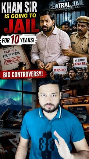 Khan Sir Going To JAIL For 10 Years? Bihar Patna's Biggest NEWS! Is This Actually True? #shorts