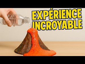 Fabrique un volcan qui explose à la maison ! (Tuto facile)