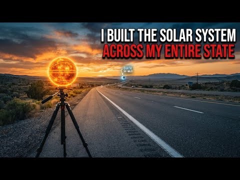 Built a Scale Model of the Solar System Across My Entire State