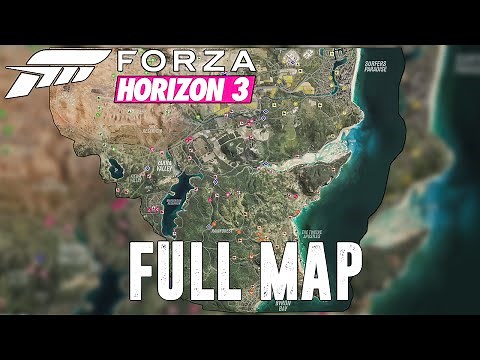 Forza Horizon 3: FULL MAP REVEALED