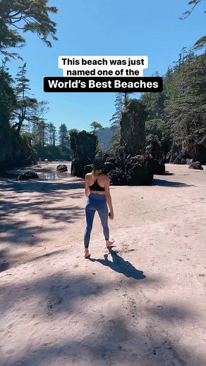 📍San Josef Bay, Cape Scott Provincial Park 🚘 The beach is extremely remote and located at the northernmost tip of Vancouver Island - a 7 hour drive from Victoria. ⚠️ The road from Port Hardy to Cape Scott is a 70 km, 2 hour drive down a rough logging road. The ride will be easier in a 4x4 vehicle with high clearance but it is not necessary.❗️There are no services and no cell phone signal when traveling here. So ensure to carry all the necessary safety gear, map out gas stations, download maps/