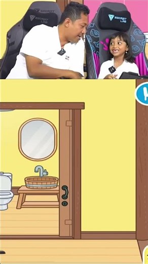 AYAH GA BOLEH LIAT RUMAH UPIN IPIN BUATAN LEIKA !! TOCA BOCA UPIN IPIN