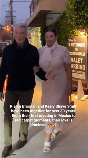 Pierce Brosnan & Wife – True Hollywood Love ❤️ #piercebrosnan #love #shortvideo