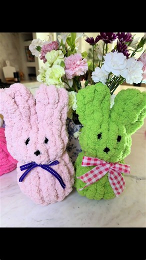 Chunky Knit Bunny Peeps Tutorial