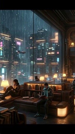 8 Hours of Rainy Library Ambiance for Deep Focus and Sleep #rainsounds #studymusic #relaxation