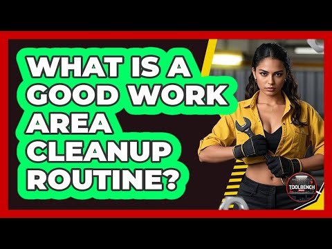 What Is A Good Work Area Cleanup Routine?
