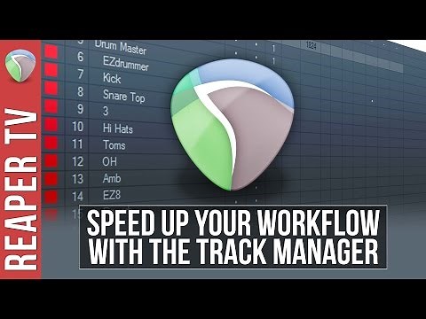 REAPER: Speed up your Workflow with the Track Manager - Tutorial