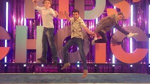 Cooper Barnes on Instagram: "Thanks so much for 500k, guys! You're awesome fans and I appreciate it so much. Here's me and my boys jumping in SloMo. Be sure to check us out in a brand new episode tomorrow night at a special time, as well as at the KCA's! #HenryDanger #kidschoiceawards2017"