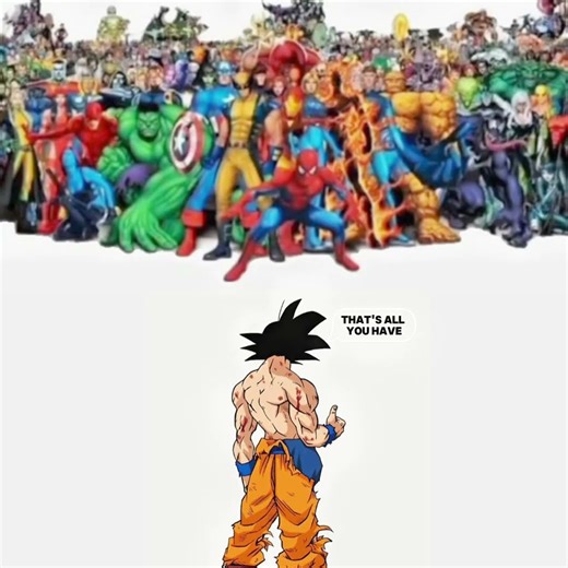 MARVEL VS GOKU 🤷