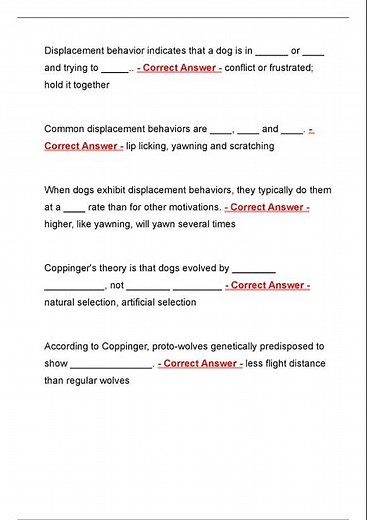 CPDT KA Exam Questions and 100% Correct Answers Graded A+