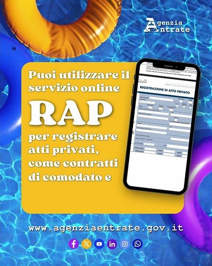 I nostri servizi non vanno in vacanza! - RAP