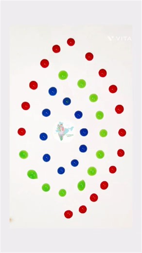 ❤️💚💙 Colour Drops #colorfulmixing #asmrcoloring #waterdrops