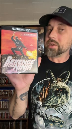 Dan Dolzall on Instagram: "Revenge Of The Ninja (1983) 4K From @kinolorber Visit kinolorber.com to purchase this and many other great titles!! #physicalmedia #4k #movies #ninja #reels"