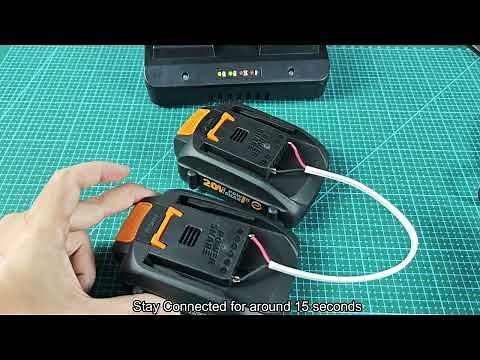 WORX Battery Not Charging - Solid Red Light (How To Fix)