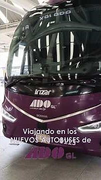 And you, have you already heard about the service and features of the new ADO GL buses? 🚍🟪⬜