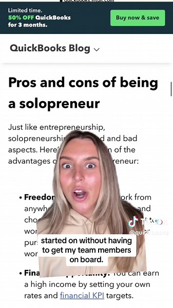 QuickBooks on TikTok