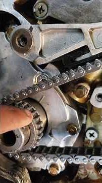 Timing chain set up on 3.5L VQ engine