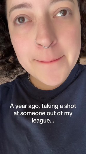 Happy one year of sending that text! 😮‍💨😅 #lesbian #wlw #lateinlifelesbian🏳️‍🌈 #lesbiansover30 #lateinlifelesbian #wlw #thursday