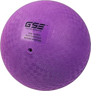 GSE Games & Sports Expert 5"/7"/8.5"/10" Inflatable Playground Ball, Kickball, Bouncy Dodge Ball, Handball for Kid/Adult, Perfect for Recess Ball Games, Gym, Yoga Exercises, Schools Sports Activities