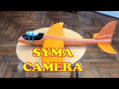 SYMA camera on a cheap foamy chuck glider inspired by Slider2732