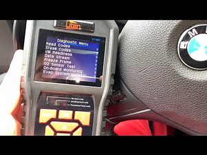 How to use an OBD2 scanner to read error codes with OBD scan tool malfunction code BMW 1 series DIY