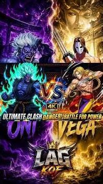 ONI SF4 vs VEGA SFS -EPIC FIGHT 🔥#mugen #short