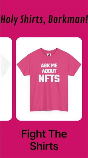 Ask Me About NFTs Graphic Tee - Unisex Cotton T-Shirt