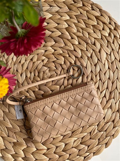 Handmade Leather Key Purse, Braided Leather Key Wallet, Woven Leather Key Purse, Leather Key Holder, Leather Key Case, Leather Key Pocket - Etsy