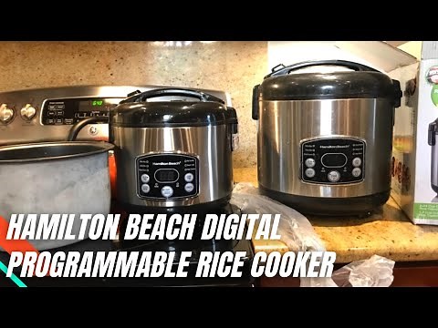 Hamilton Beach Digital Programmable Rice Cooker & Food Steamer Review & Test