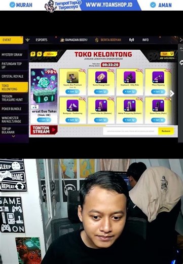 CODE SESSION THREE #freefire #shorts #fyp #ramadhan