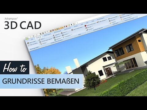 Ashampoo 3D CAD - Grundrisse bemaßen