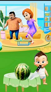 papa aaj aapko tarbooj nahi milega kyonki aap mere liye samosa nahi late ho 💃💃💃🏃💃💃💃 #cartoon #new #viralreelsfb #cartoonist #cartoonnetwork #cartoonvideo #trendingreels #cartoonart | Domikids