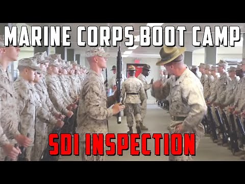 Marine Corps Boot Camp - Senior Drill Instructor's Inspection