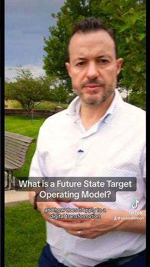 What is a future state target operating model? 🎯