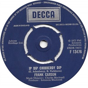 Frank Carson - Ip Dip Chibberdy Dip