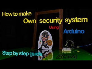 How to make own security system using arduino | Ultrasonic sensor project with the code | DIY
