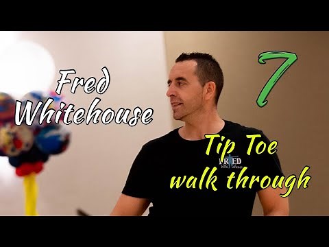 TIP TOE line dance - Choreographed by Fred Whitehouse