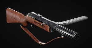 MP-28 Post WW1 Machine Gun | 3D Weapons | Unity Asset Store