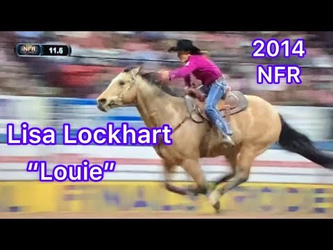 Lisa Lockhart & "Louie" 2014 NFR Barrel Racing
