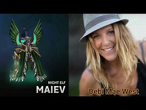 Character and Voice Actor - Warcraft 3 Frozen Throne - Maiev - Debi Mae West